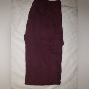 Burgundy khaki pants size 38x32 in Men